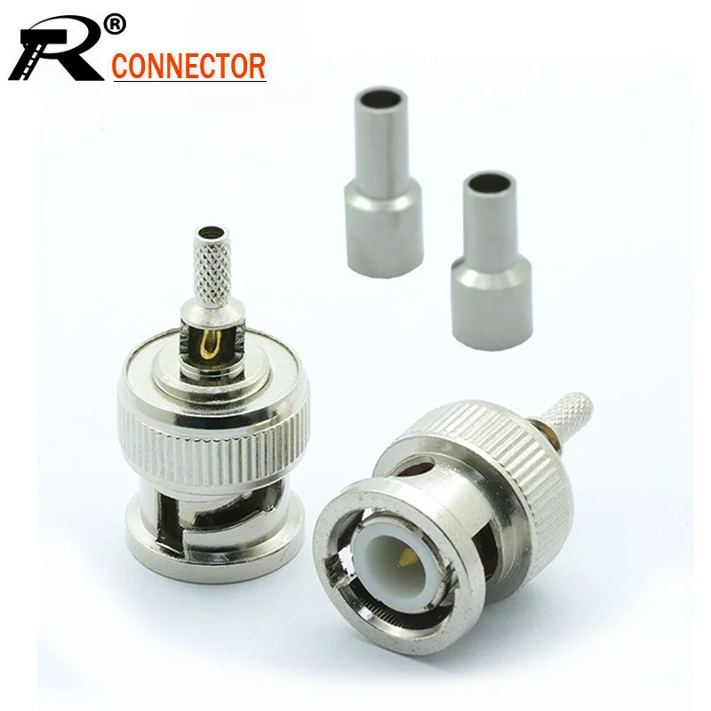 10 шт./лот BNC паяльный разъем для коаксиального кабеля RG316 RG178 RF Coax Connector |