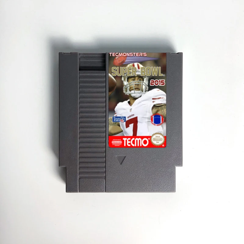 Tecmo Bowl 2015 - Game Cartridge For NES Console 72 Pin