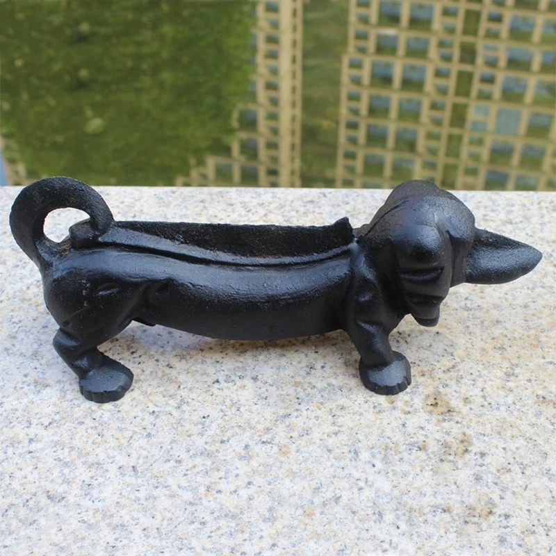 Винтаж чугунная гриль песиков для скребок в европейском стиле ручной работы