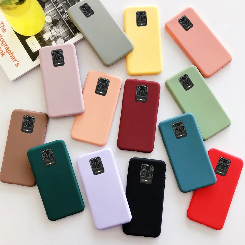 Матовый Силиконовый чехол для xiaomi poco f3 x3 m3 redmi note 10 pro 10s 9s 9 8t mi 10t lite 11 | Мобильные