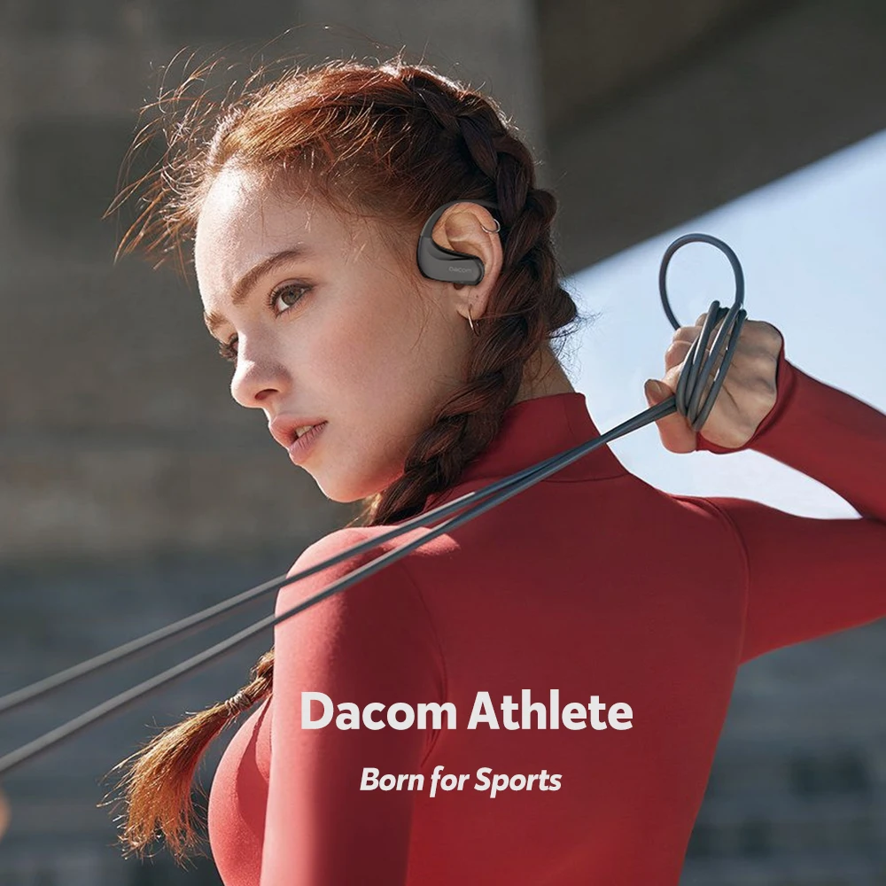 Беспроводные спортивные наушники Dacom Athlete IPX7 водонепроницаемые Bluetooth 20H для бега