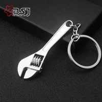 hot mini wrench keychain metal adjustable tool spanner car key chain ring fashion novelty keyfob stainless steel