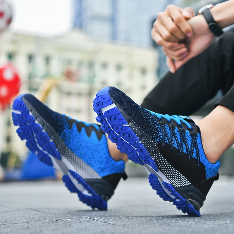 Men's Large Size Sports Shoes Running Shoes Outdoor Sneakers Breathable And Comfortable Running Shoes Air Cushion Laces