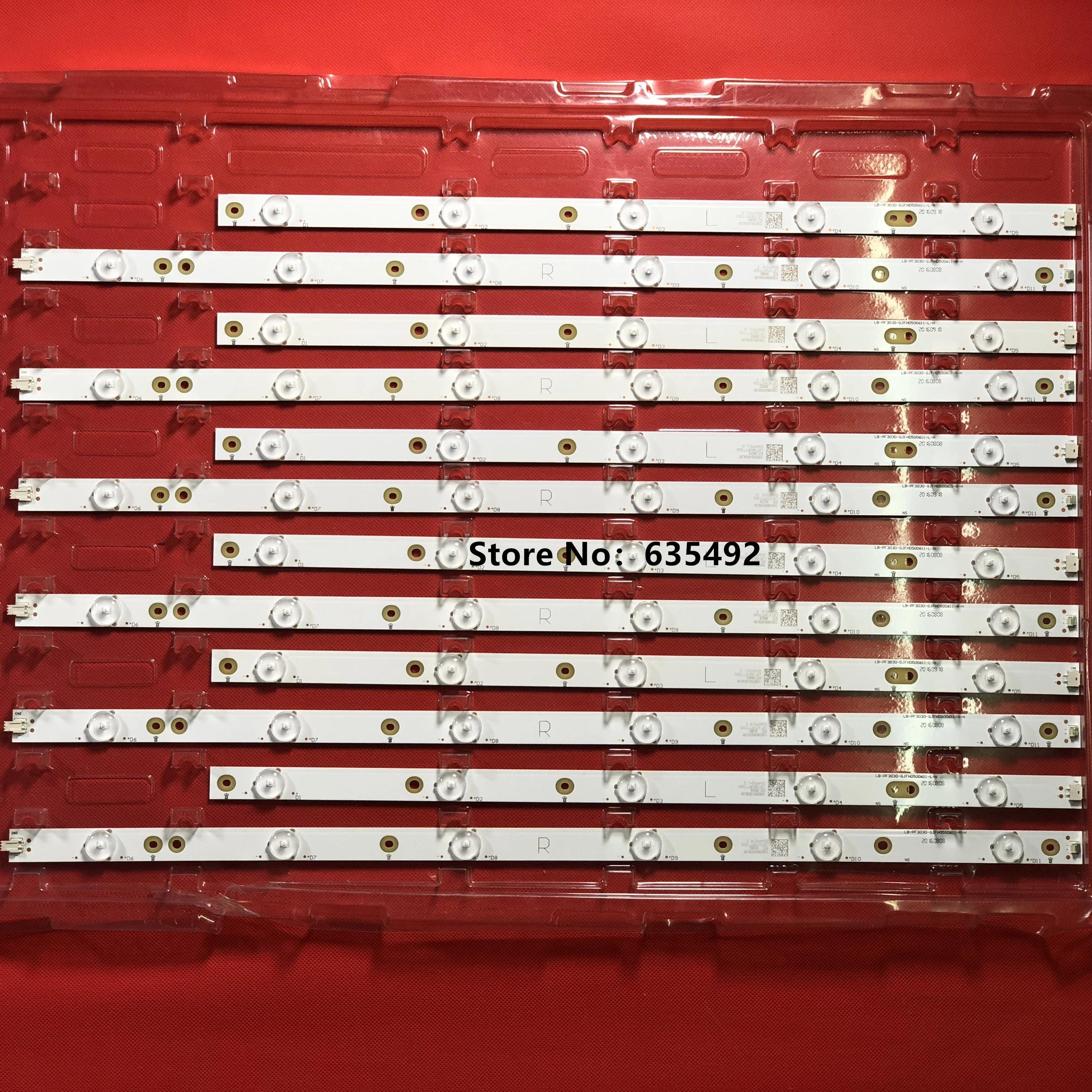 

LED Strip For 500TT25 500TT63 500TT64 YX-50026001 YX-50026011 E506 E505 TPT500J1-HVN07.U TT5004C TT5008T LC-50LB481C LB50045