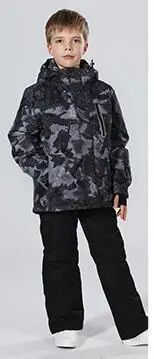 black black Лыжный костюм s для детей; зимний костюм для мальчиков; лыжный костюм для девочек лыжный костюм сноуборд лыжный костюм для девочки лыжный костюм зимние штаны лыжи лыжные штаны сноуборд сноубординг горнолыжный костюм - Цвет: black black