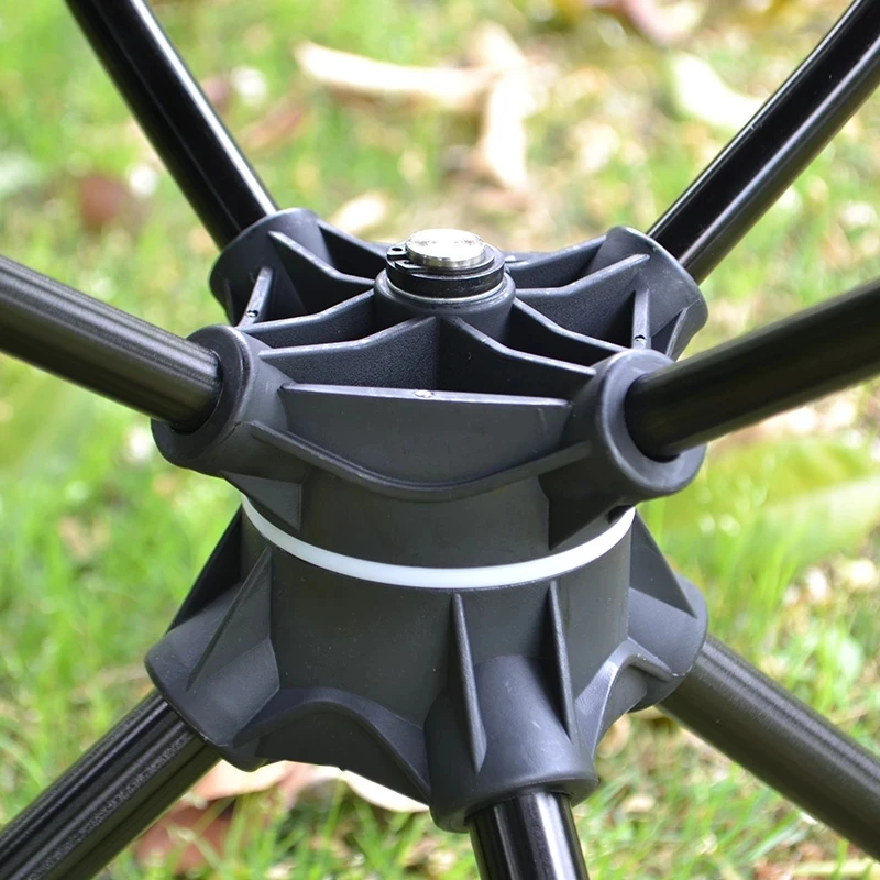 저렴한 360 도 회전 달 의자 야외 접이식 의자 휴대용 낚시 캠핑 의자 접이식 바베큐 피크닉 의자 휴식 의자