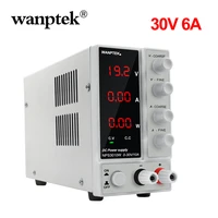 wanptek dc power supply adjustable 30v 6a ac 110220v led digital switching voltage regulator stabilizers laptop repair rework