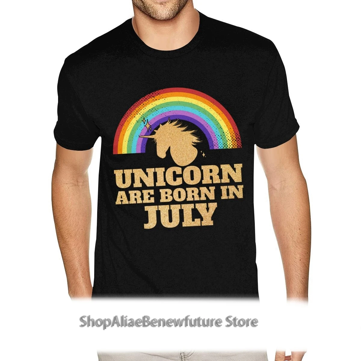 

Unicorn Are Born In July Tee Shirts 6xl For Men Musically Tee Shirts
