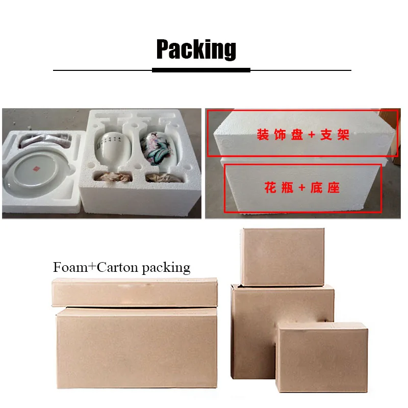 Китайская Цзиндэчжэнь традиционная фарфоровая ваза античный цветок птица