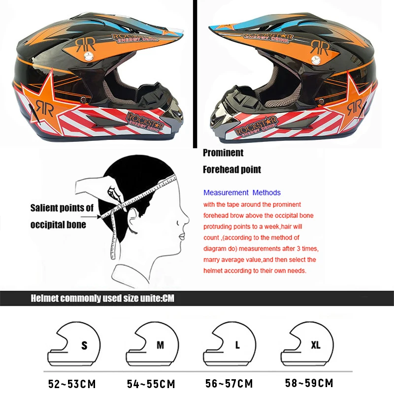 

Professional Motocross Helmet Off Road Atv Cross Full Face Helmets Motorcycle Racing MTB Capacetes Four Seasons Men Women Helmet
