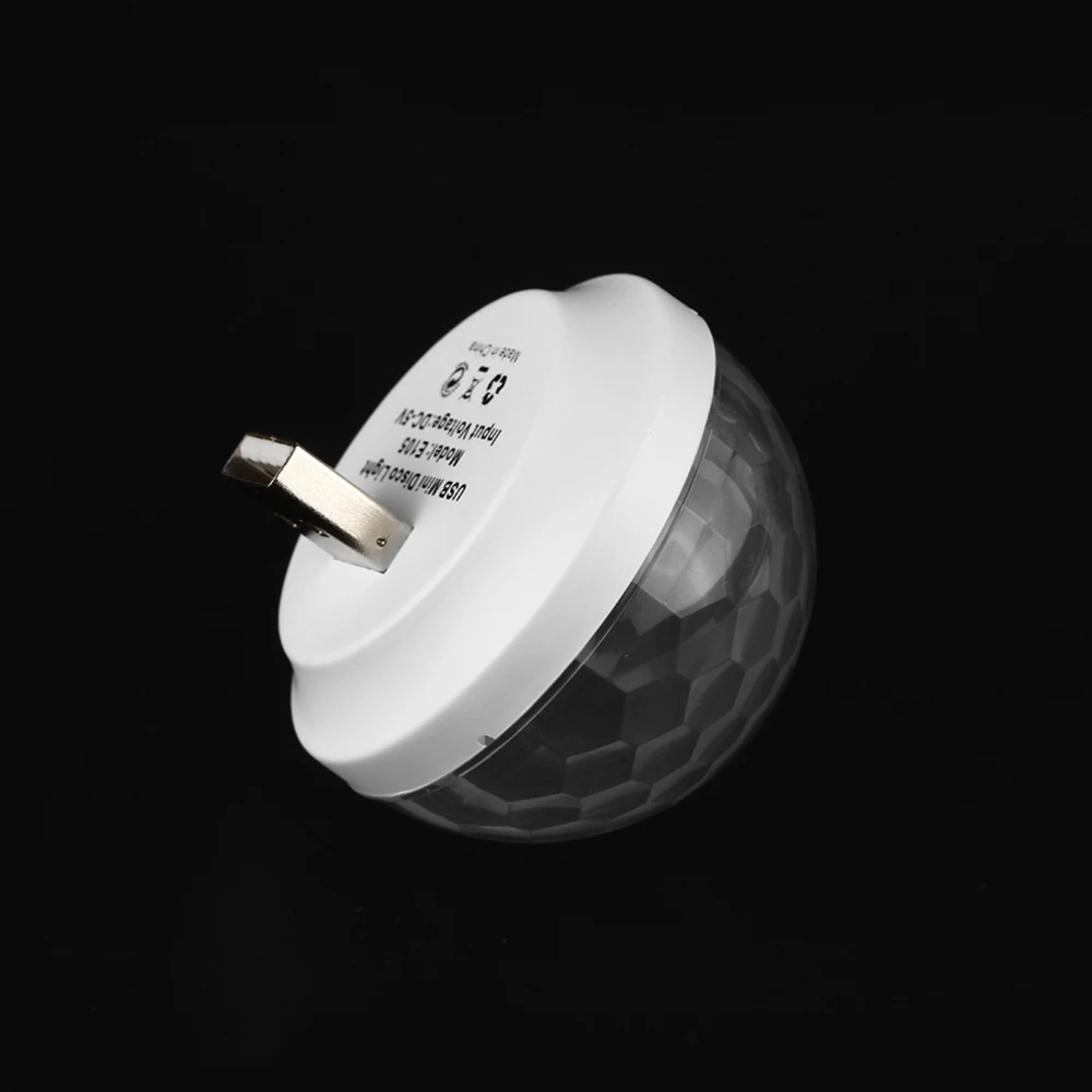 ET 2 шт. RGB мини USB LED вечерние светильники для микрофона Динамик Мини-USB диско шар