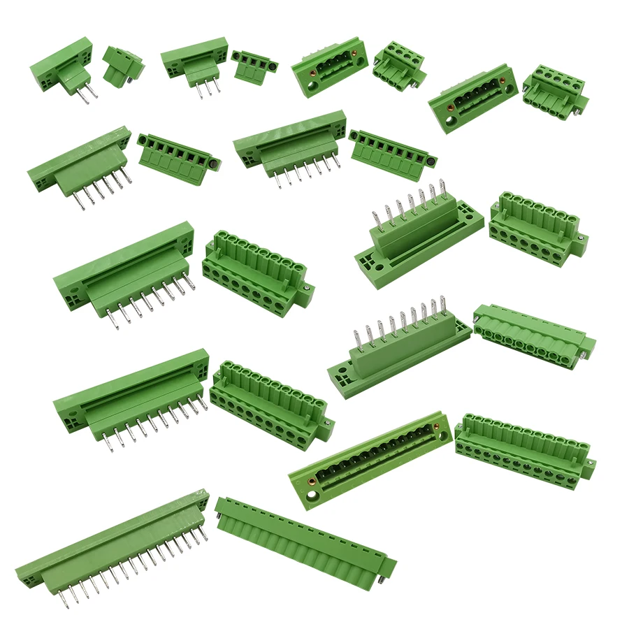 KF2EDGWB 5 08 мм Шаг 2P-16Pin PCB винтовая Клеммная колодка Разъем перегородки подключаемые