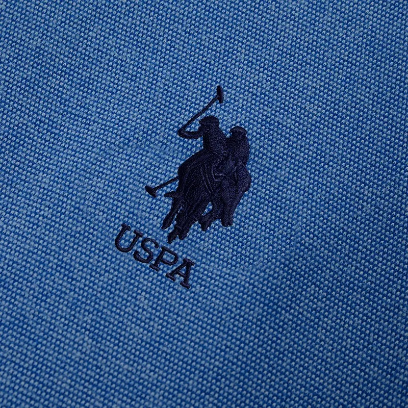 U.S.Polo. Assn. Осень и зима мужской плюшевый плотный теплый свитер деловой