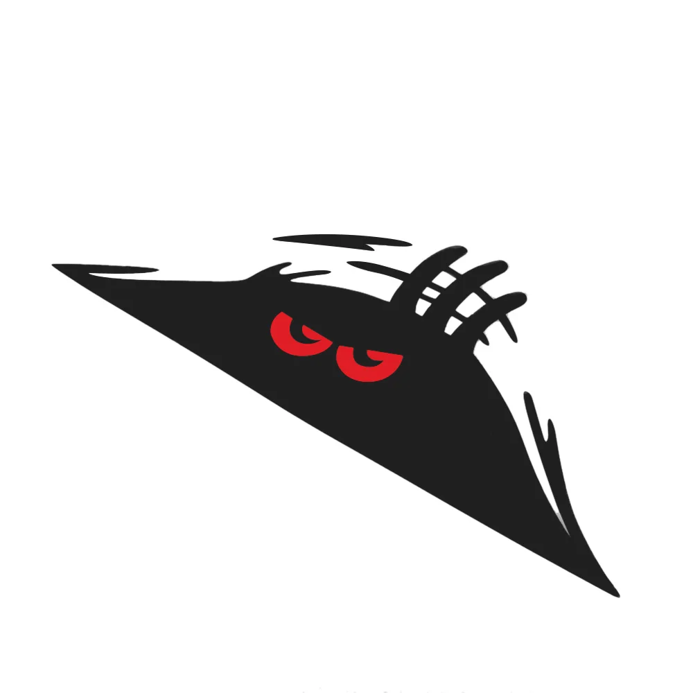 Новинка модные забавные красные глаза монстр глаз автомобильная наклейка