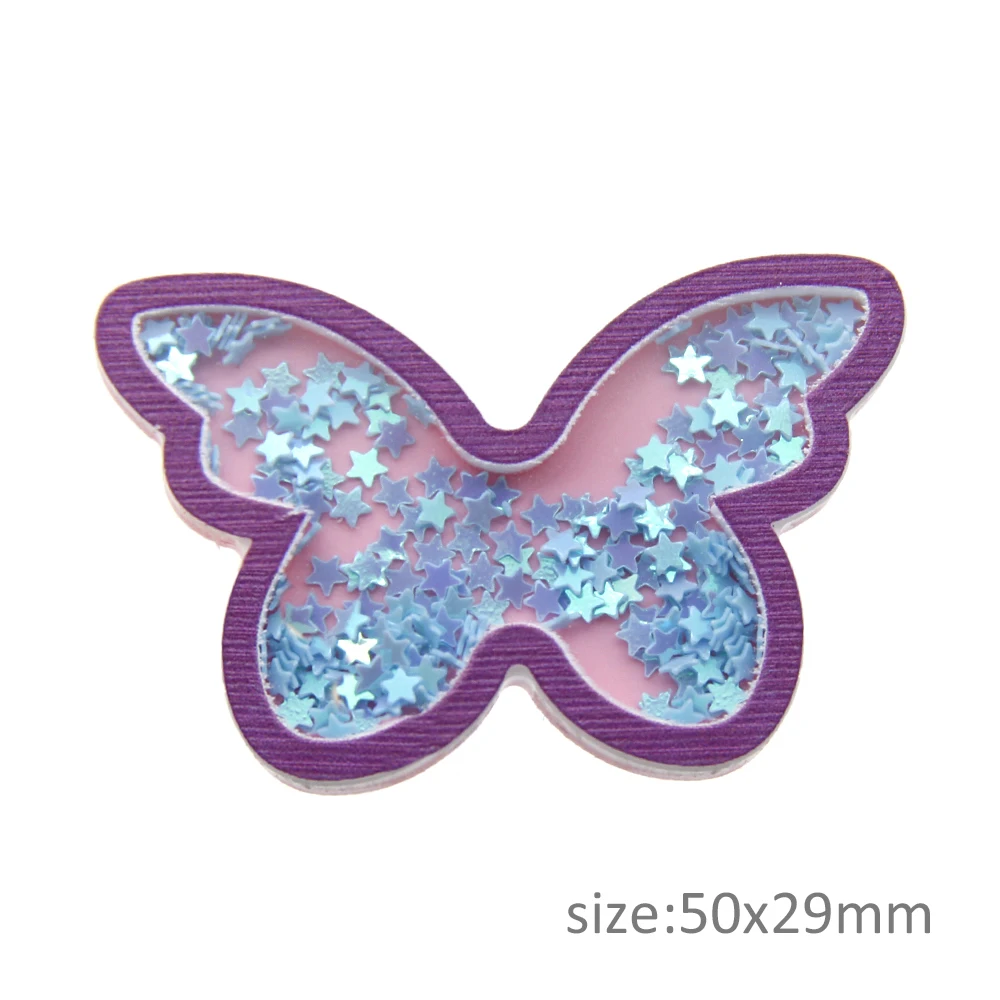 David accessories 25 шт./лот милые животные зыбучие пески блестки Акриловые DIY бант сумка