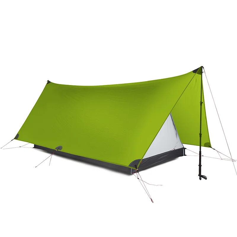 

3F UL GEAR shan jing 20D silnylon 2 Person Oudoor Ultralight Camping Tent Field survival Professional Rodless Tent