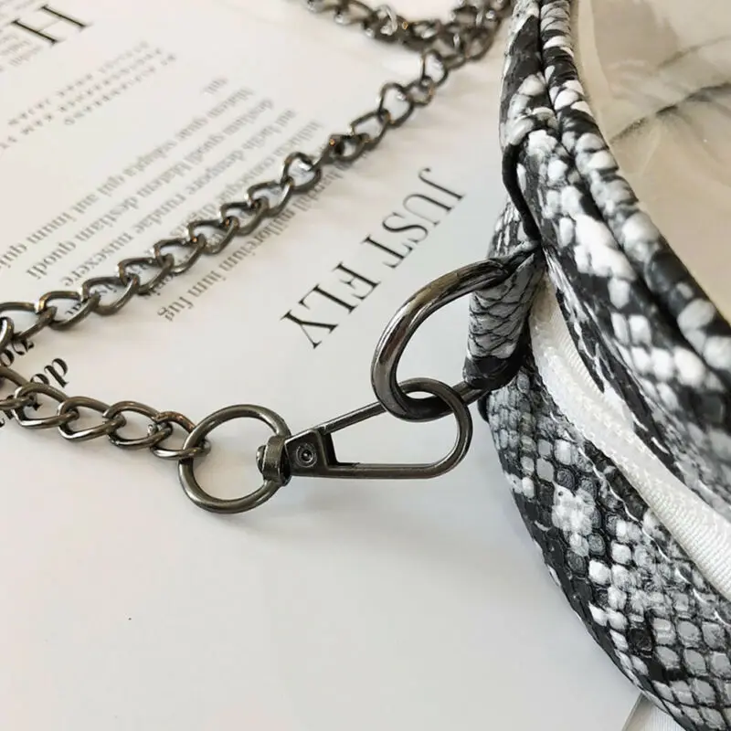 Новая Брендовая женская сумка модная с кисточками через плечо змеиная кожа принт