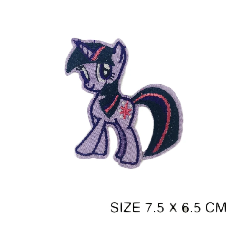 My Little Pony Horse Patch for Clothing Iron on Embroidered Sewing Applique Cute Sew on Fabric Badge DIY Apparel Accessories image 5