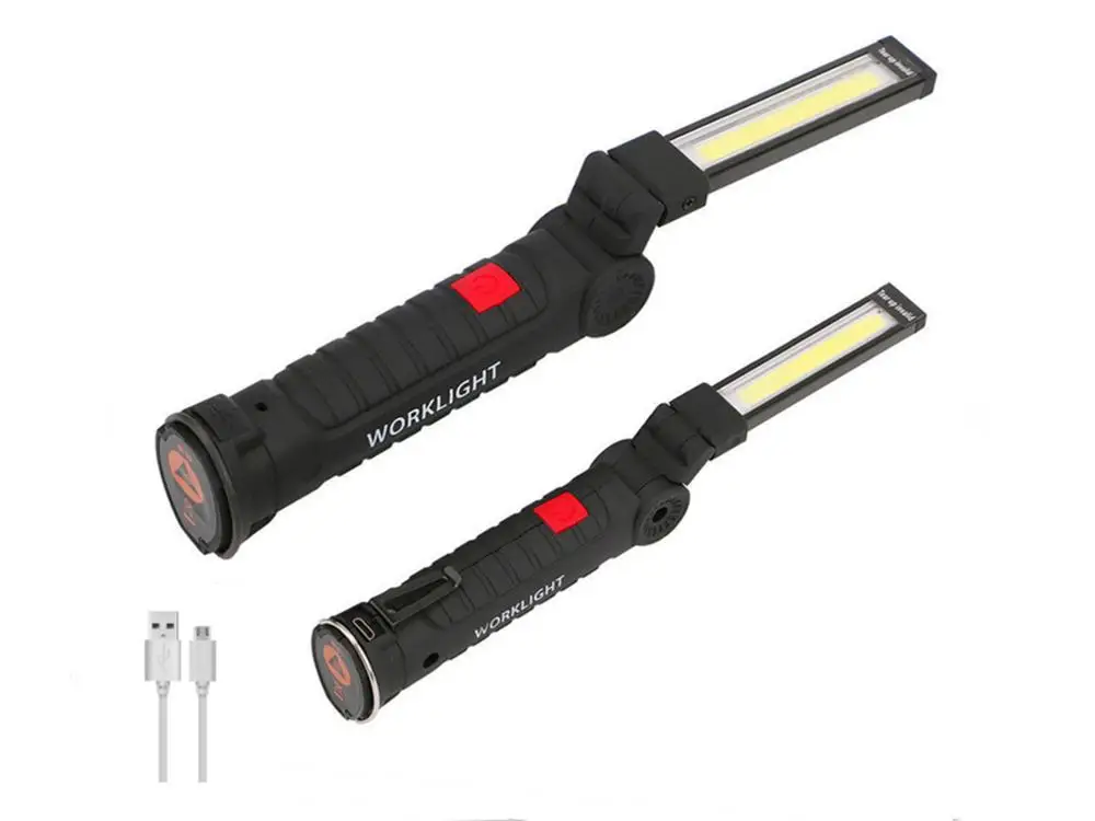 W52 USB зарядка Магнитный COB рабочий свет 5 режимов многофункциональная Складная