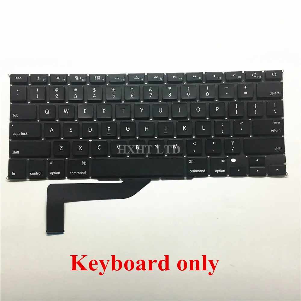 Новинка для Macbook Pro 15 &quotRetina A1398 клавиатура с подсветкой США Английский макет ME664