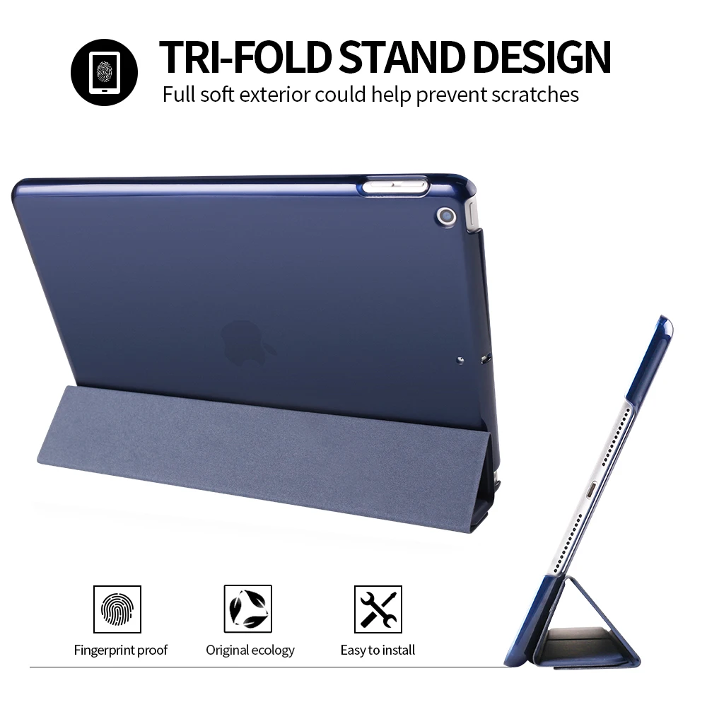 Чехол для iPad 10 2 2019 Тонкий Магнитный чехол подставка планшета умный 7 го поколения