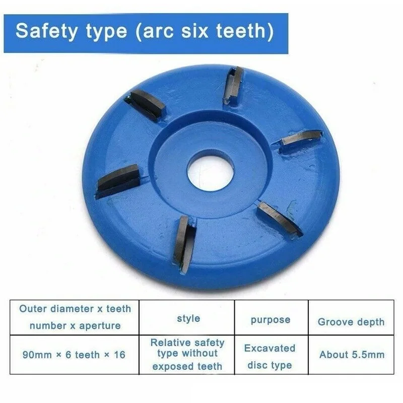 

Accessories Carving disc Polished tea tray 6 Teeth Milling Cutter Angle grinder