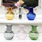 Стекло 1: 12 Миниатюрная игрушка для кукольного домика, фарфоровое украшение, ваза, горшок