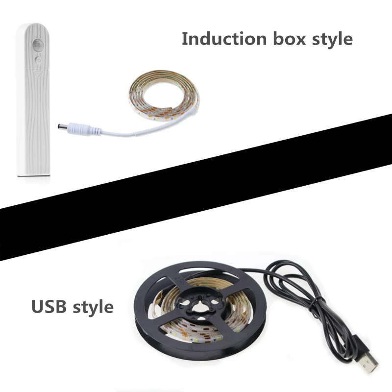 Беспроводная Светодиодная лента с датчиком движения 1 м 2 3 USB умная для телевизора