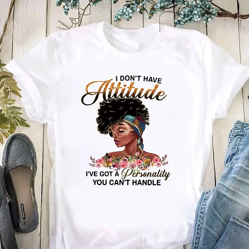 

Urban 2000s Aesthetic Goth Short Sleeve T-Shirts Alphabet Attitude Women Clothing For Women Summer 2021 Niche Design T-Shirts