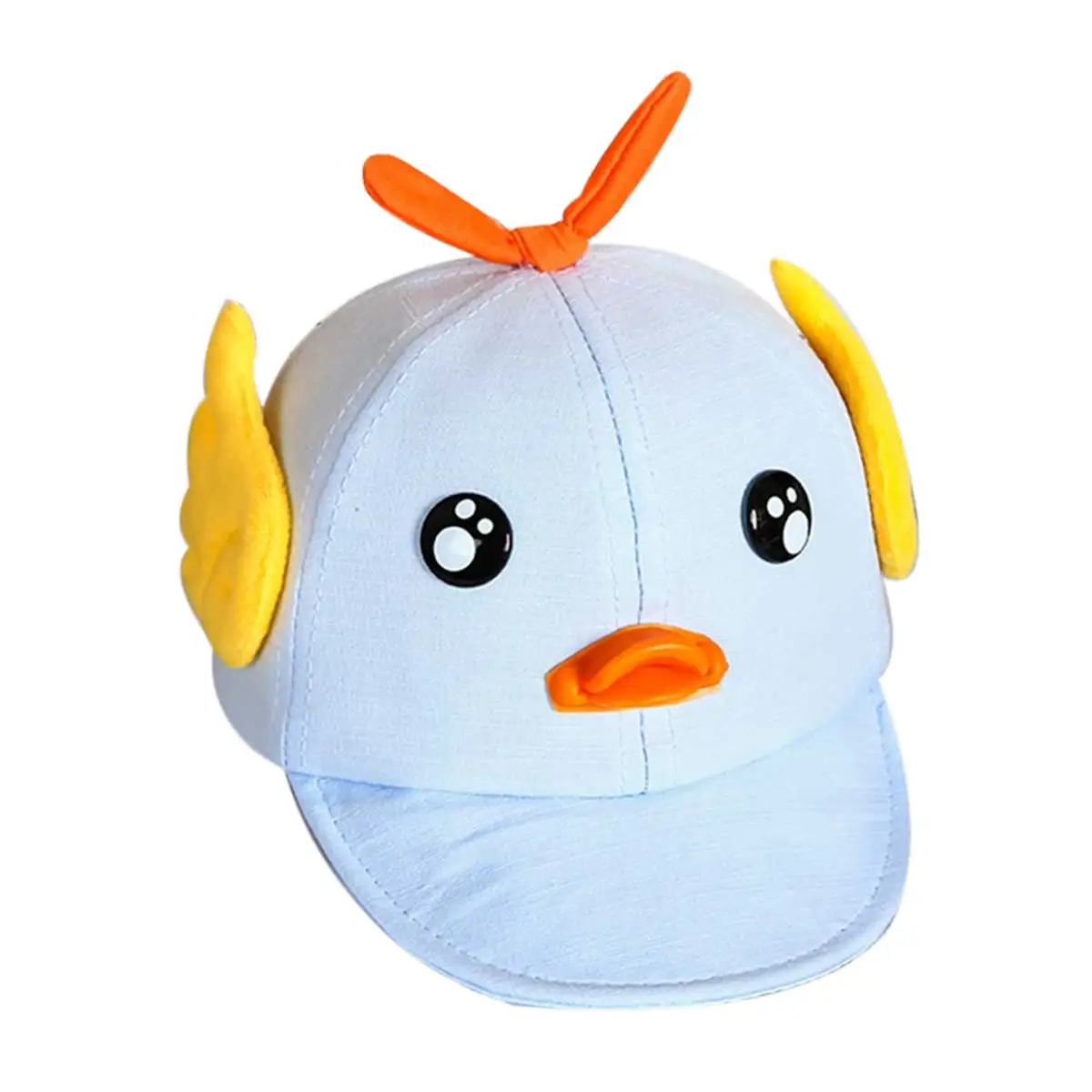 

Newborn Baby Baseball Cap Soft Adjustable Sun Protection Trucker Hat with 3D Duck Design for Spring Summer Caps