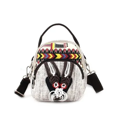 

Fashion national string appliques women mini shopping handbags!Nice Prints lady shoulder&Crossbody bags Hot Multi-use canvas bag