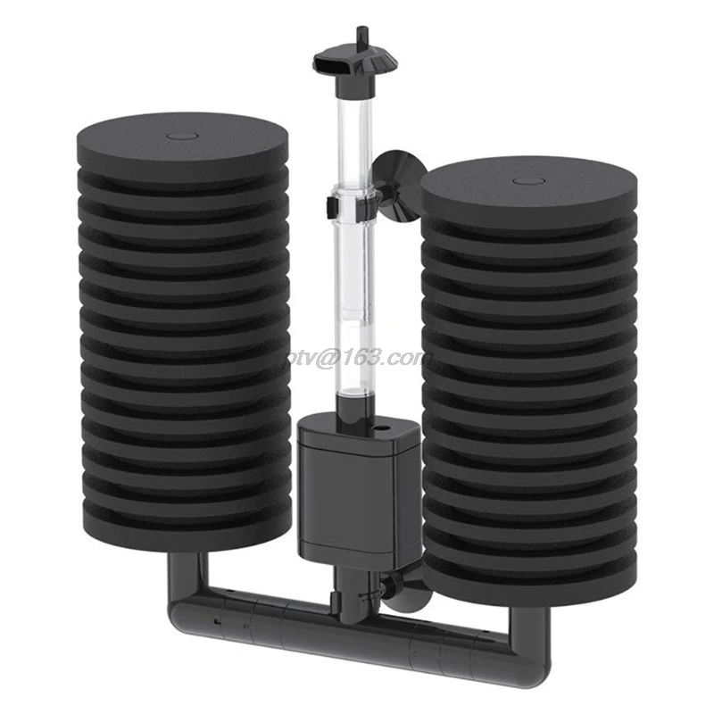 

Практичный аквариумный погружной насос с фильтром, двойная биохимическая губка, аквариумное освещение, оборудование для воды Cir