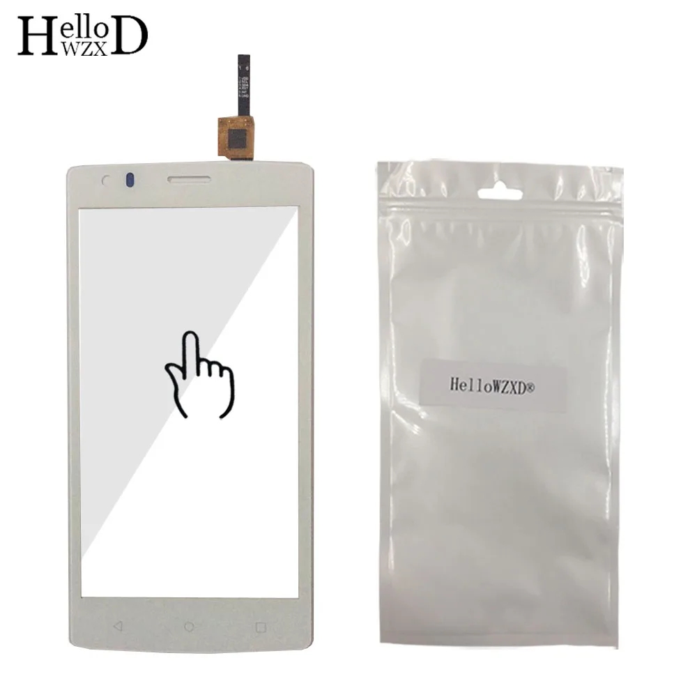 mobile phone touch front glass for fly fs502 touch screen glass digitizer lens sensor parts flex cable tools adhesive free global shipping