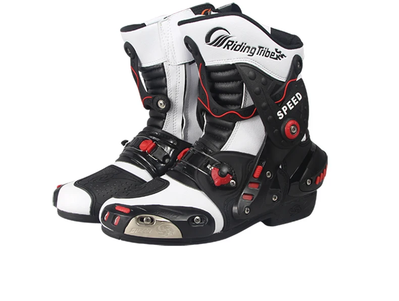 Мотоциклетные ботинки Riding Tribe из микрофибры кожаная водонепроницаемая обувь для
