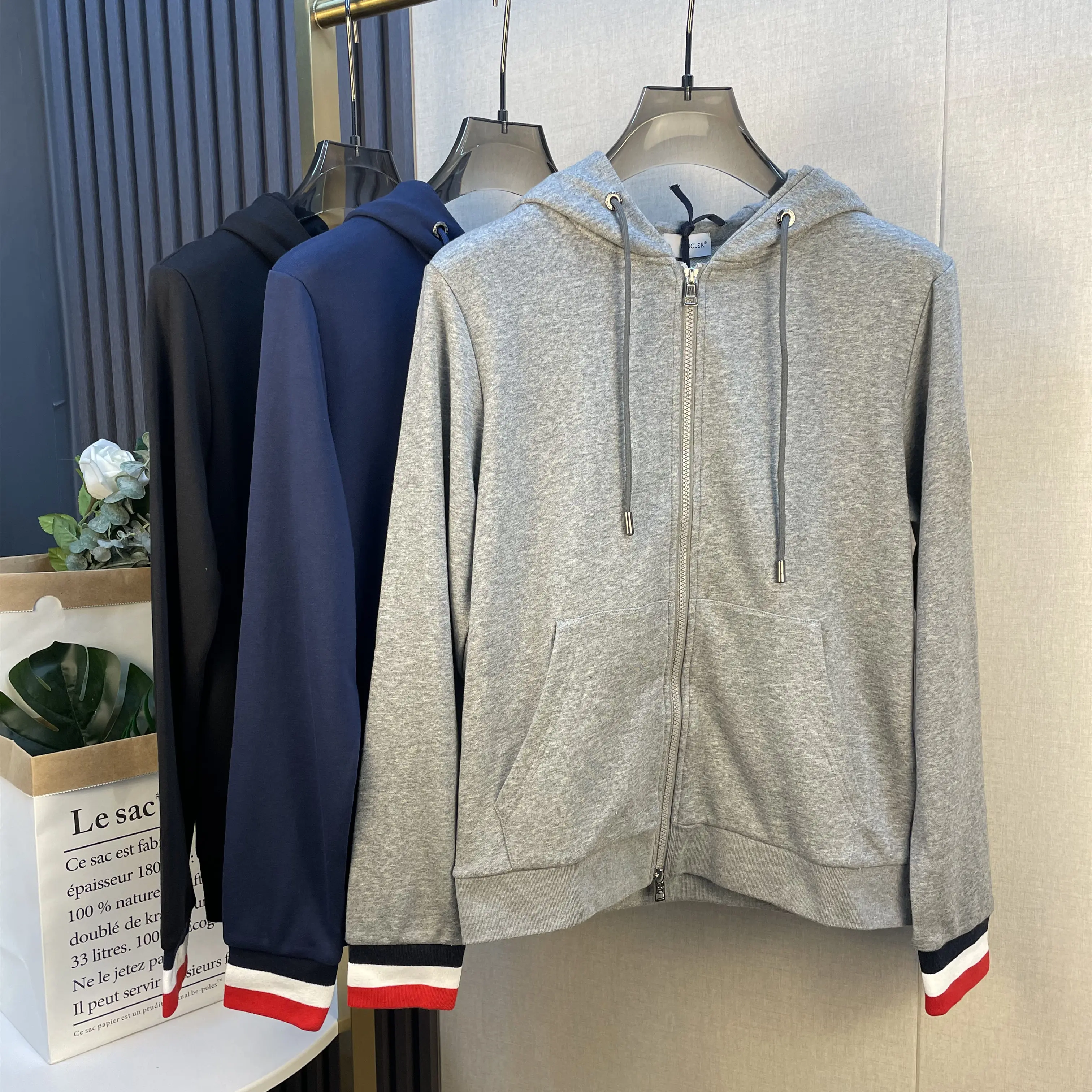 

2021 Spring And Autumn Unisex Men's Clothing / Hoodies & Sweatshirts Long Sleeve Pure Color Casual Clothing