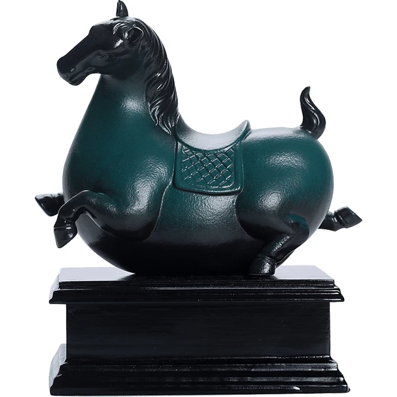 Тан Лошадь керамика украшения дома Керамика пони фарфоровая статуя скульптура