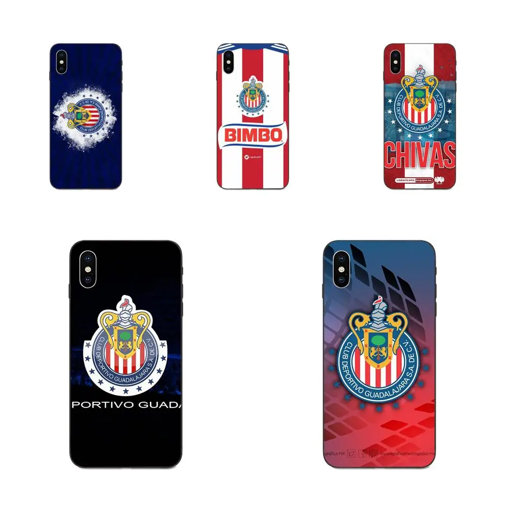 Чехол для телефона с мультяшным рисунком персональный Chivas De Guadalajara Apple iPhone 4 6 6S 7 8 11
