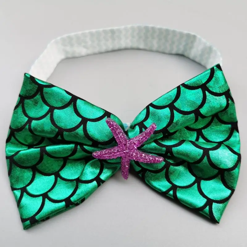 Повязка на голову для маленьких девочек с бантом и короной эластичные детские