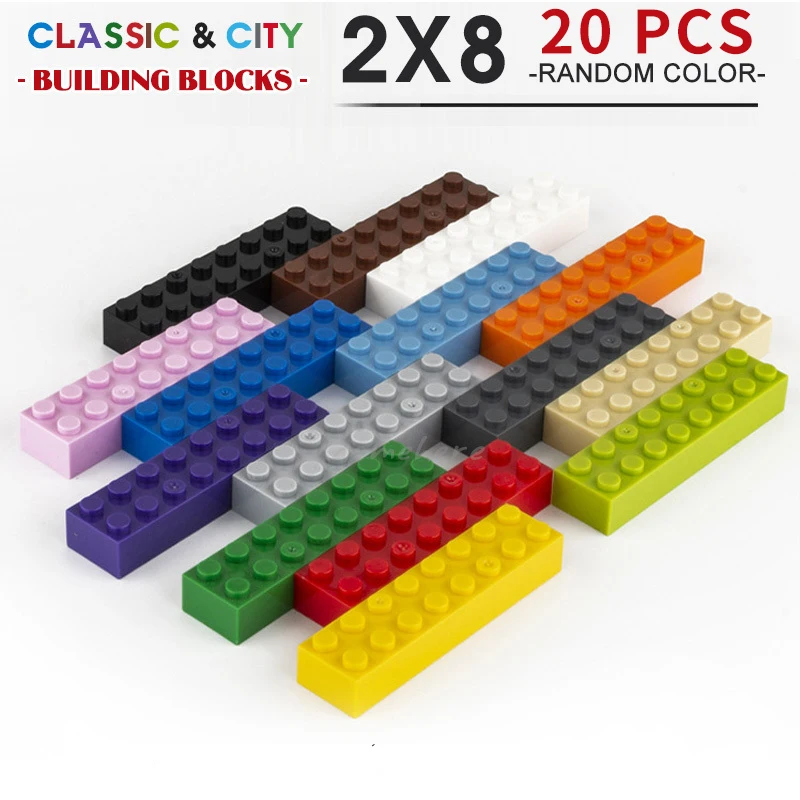 Конструктор сделай сам классический креативные строительные блоки россыпью 1X1 1X2