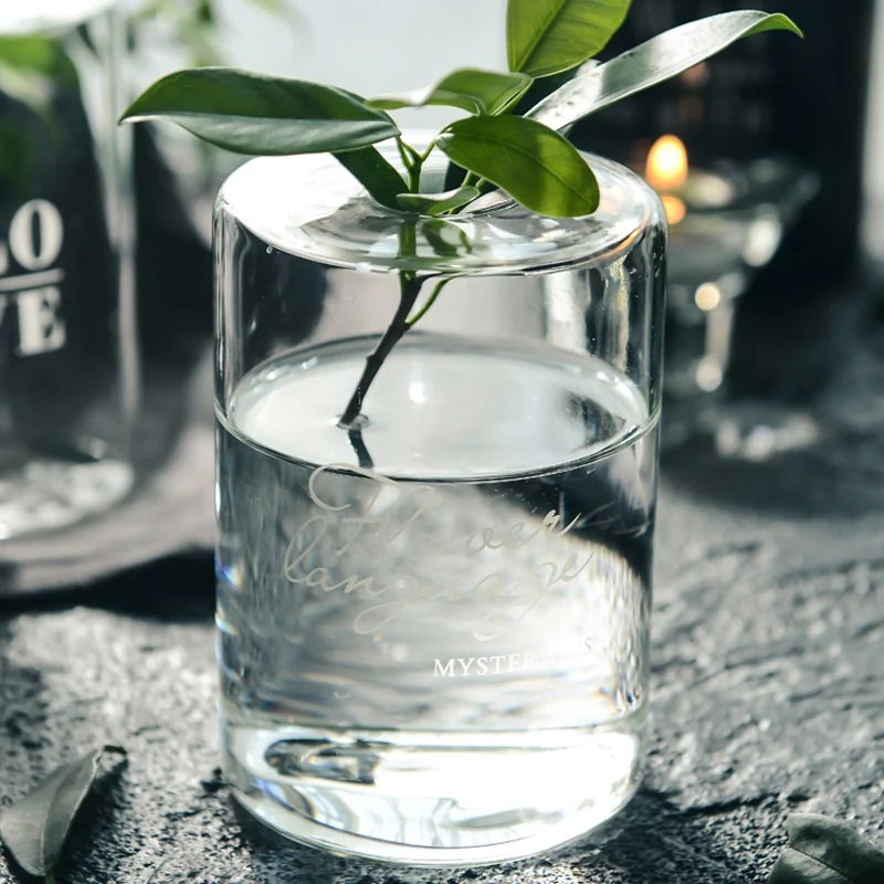 Скандинавские стеклянные бутылки для хранения скандинавский элегантный стол