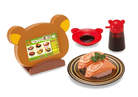 Капсульная игрушка Gashapon Япония повторное оформление Rilakkumas суши-буфет