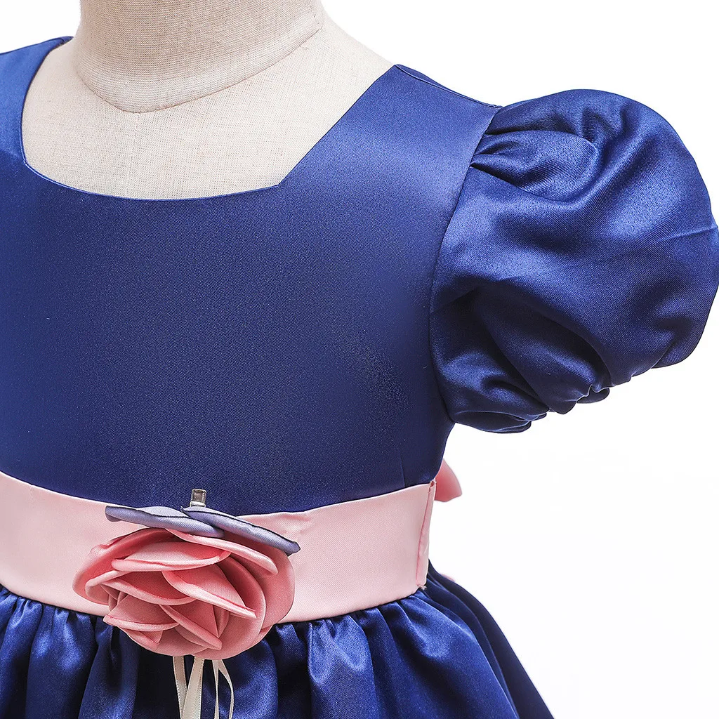Baby Dresses Kids Girl Casual Dress Floral Girls Princess Bridesmaid Pageant Gown Birthday Party Wedding vestidos |