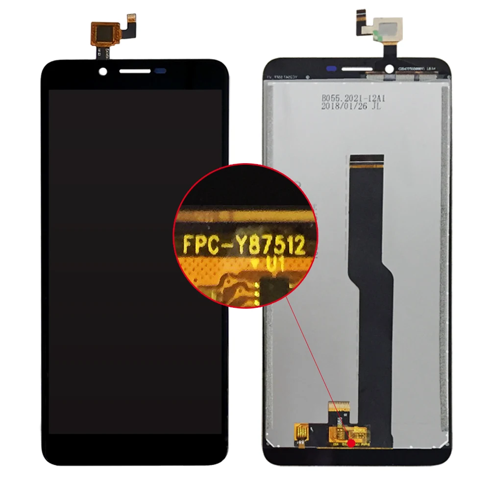 original tested for doogee x60l lcd display touch screen assembly repair part phone for doogee x60 screen lcd sensor with frame free global shipping