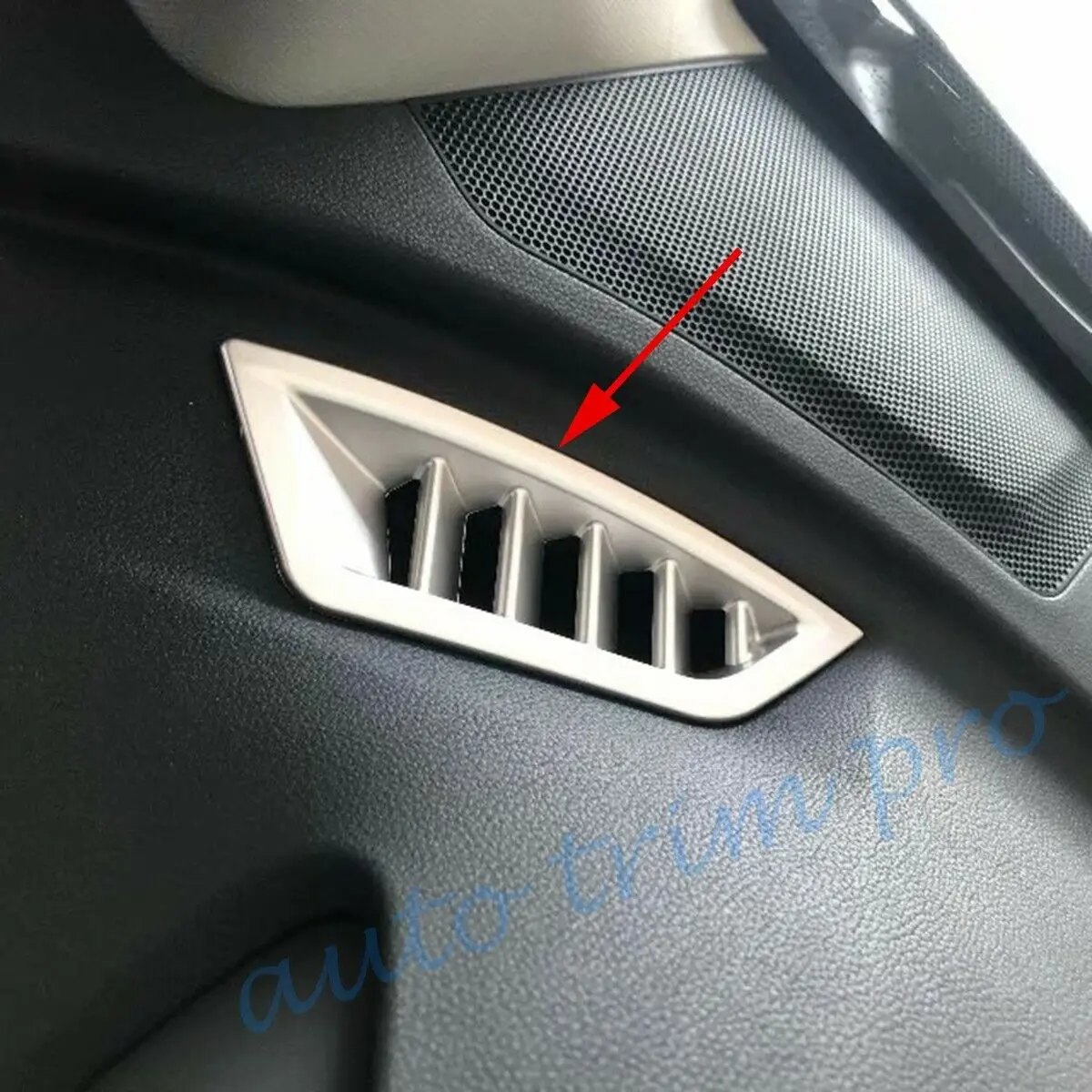 Аксессуары подходят для Subaru XV Crosstrek 2018 2019 хром Передняя верхняя вентиляционная