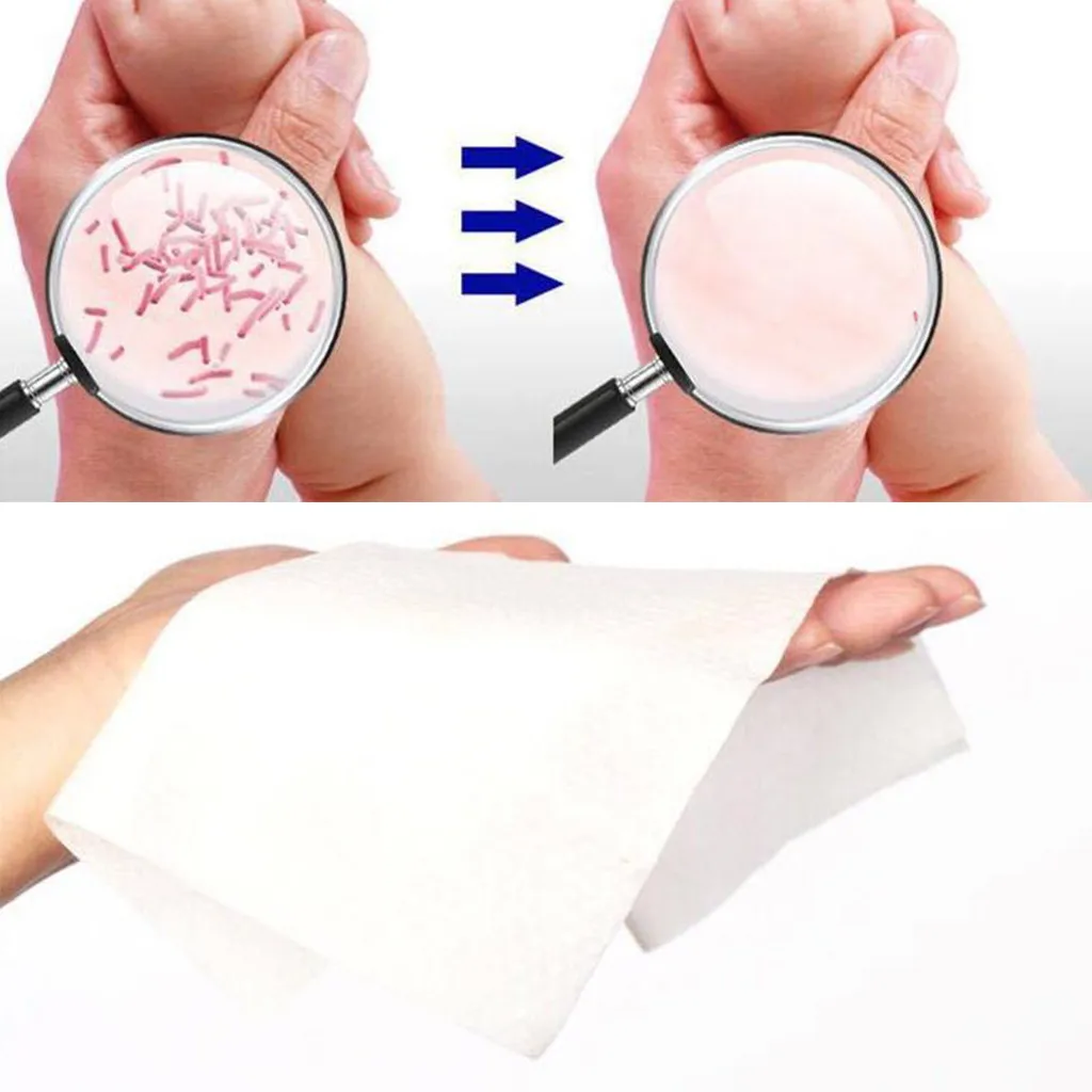 Портативные антибактериальные влажные салфетки чистая ручная забота о здоровье