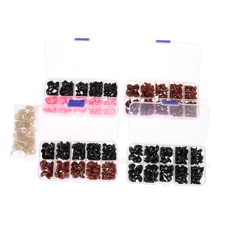 130 шт./кор. мини пластиковые безопасные носики треугольник для плюшевый мишка