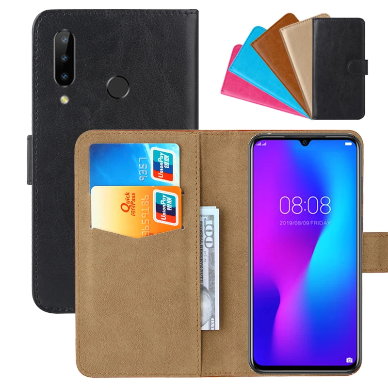 Роскошный чехол-Портмоне Для Doogee N20(Y9 Plus) PU кожаный ретро чехол с откидной крышкой Магнитный Модный чехол ремешок