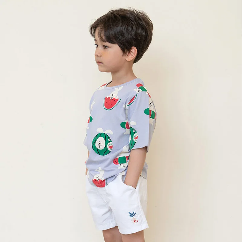 

Boys' T-Shirt 21 New Summer Infant Short-Sleeved T-Shirt Two-Piece Boys' Shorts Girls' Shorts Girls' Clothes Children's Clothing