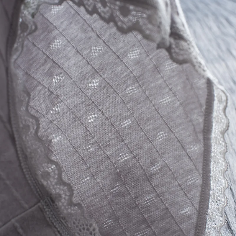 Хлопковые трусы полосатые трусики Трусы со средней талией женское сексуальное