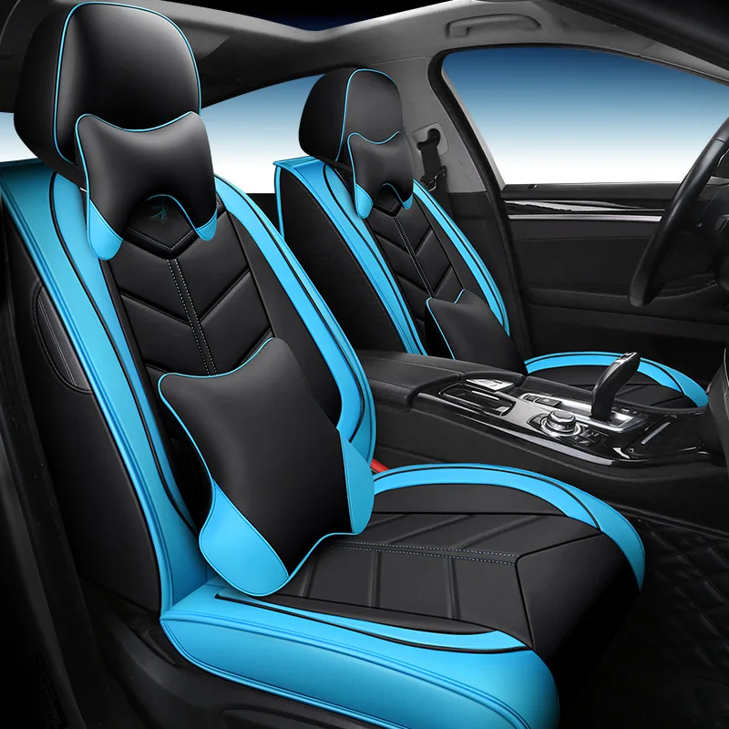 kalaisike Leather Universal Car Seat Covers for Infiniti QX70 QX50 QX30 ESQ Q70 Q50 M G FX class auto styling accessories